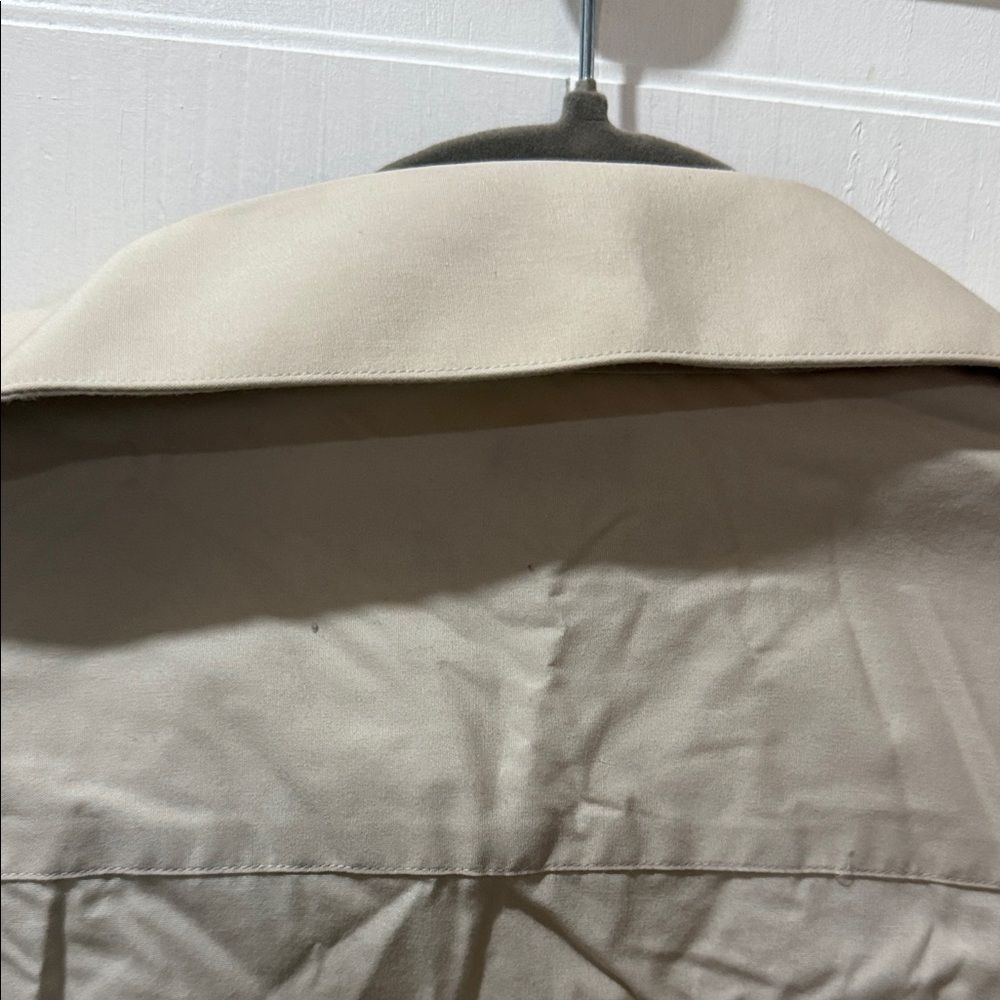 Marquise Men's Long Sleeve Dress Shirt in Light Cream - Picture 5 of 6